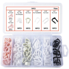 70PCS Premium Nylon Fuel Repair Kit for 3/8" & 5/16" Lines for , ,