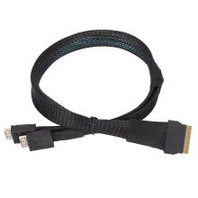 Cavo Standardizzato SlimSAS SFF-8654 8X A Oculink SFF-8611 4X 4ix2 per Una Facile Installazione, Adatto per un Uso Prolungato
