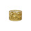 Gold Iron Geometric Candlestick Holder 1 Pack 1