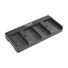 4-Slot NP-F970/F750/F550 to V-Mount Adapter Plate – Compatible with NP-F, NP-04 Batteries