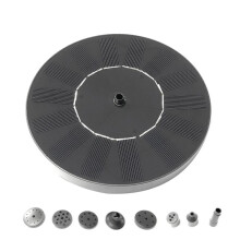 Fontana Solare da 160 Mm Piscina Stagno Cascata Decorazione da Giardino Bagno per Uccelli All'Aperto Fontana Ad Energia Solare Galleggiante