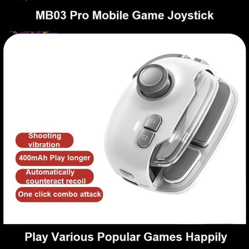Joystick per controller di gioco MB03Pro - Controllo intelligente del gioco con vibrazione e cambio dispositivo con un clic per iOS e Android 1