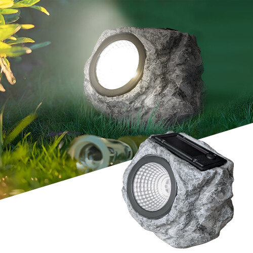 Solar Rock Lights Outdoor – 30 Lumen, 1 Pack