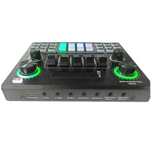 V9 Sound Card USB Headset Web Radio Real Sound Card Singing Sound Card Universal Audio for Phone Computer