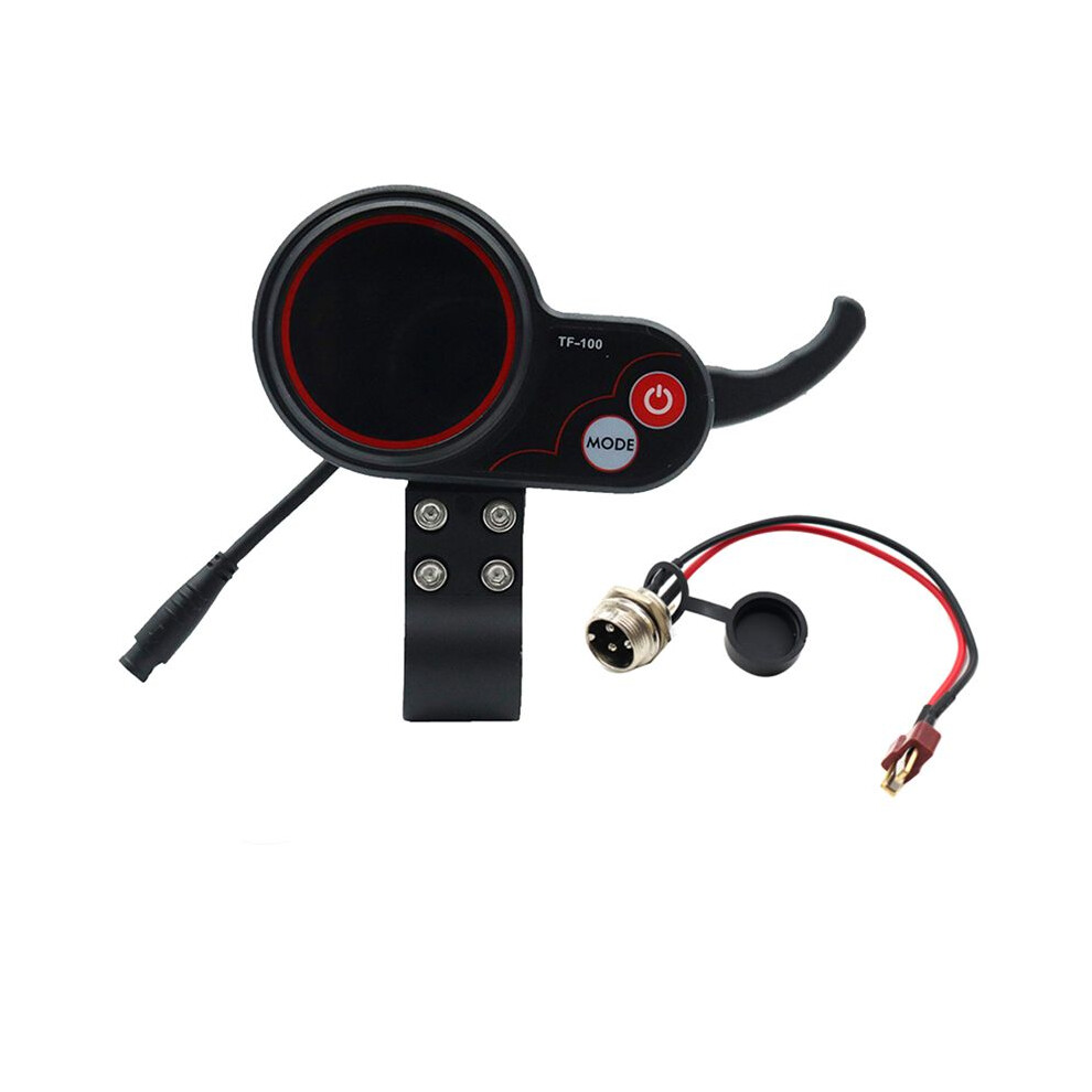 Tf-100 Display Dashboard+T-Type Cable Scooter 5Pin Skateboard Speedometer For M4 Electric Scooter Parts 6033075406778