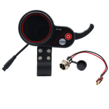 TF-100 Display Dashboard+T-Type Cable Scooter 6Pin Skateboard Speedometer for M4 Electric Scooter Parts