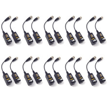 10 Coppie HD BNC Video Balun 8MP 1080P 720P Ricetrasmettitori UTP Cat5 HD CVI TVI AHD per FOTOCAMERA