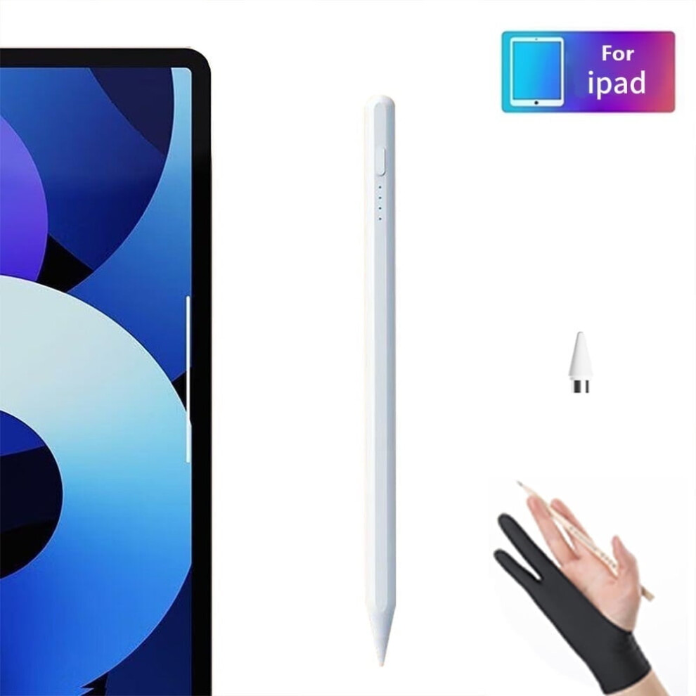 Stylus Pen Compatible With Ipad Mini6, Air 2-7, Mini 2-7, Ipad 4-11, Pro 2018-2025; Palm Rejection, Tilt Sensitivity, Fast Charging 9085618838260