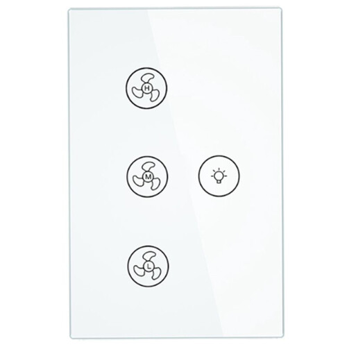 WiFi  Ceiling Fan Light Lamp Wall   Life/Tuya APP Remote Various Speed Control