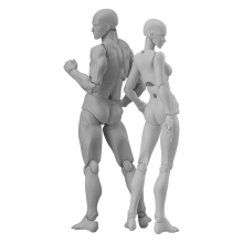Drawing Figures for Artists, Action Figure Model Jointed Small Model, Stop Motion Sketching B