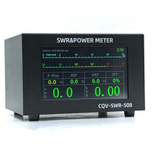 200W 1,8-54Mhz Digitale SWR-Meter Staande Golfmeter Vermogensmeter met 4,3 Inch IPS-Kleurendisplay voor Hamradio