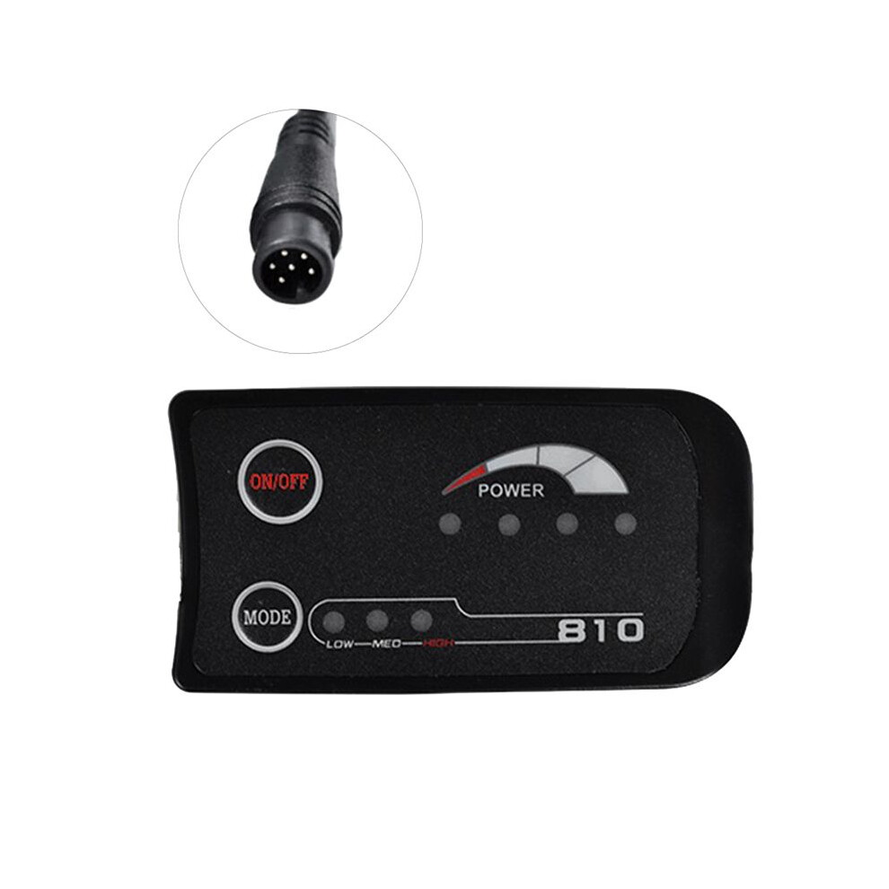 6Pin S810 E-Bike Meter Led Display 36V Uart For Electric Bike Electric Bicycle Meter 4713032159030