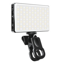 Phone Selfie Light 3000Mah 120 LED Rechargeable Phone Light Clip,3 Modes Brightness Ring Light for Phone,Camera,Laptop