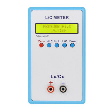 Medidor de Indutância de Capacitância de LCD PortáTil LC-200A Handheld Inductor&Capacitor Medidor de LC 1PF-100MF 1UH-100H