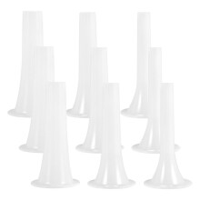 9PZ Tubi di PlasticaperRipieno di Salsicce Imbuti Strumento di Riempimento Della SalsicciaperTaglia 5 Tritacarne Tritacarne 1.5 Cm, 1.9 Cm, 2.3 Cm