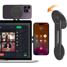 Magnetic Laptop Phone Holder for iPhone & Android
