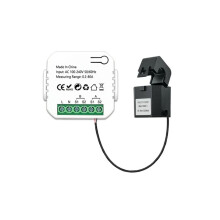 Tuya  2 Way WiFi Medidor de Energia Bidirecional com Clamp App Monitor Energia Solar Produzida e Consumida AC110V 240V(1CT)