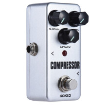 KOKKO Gitarren-Effektpedal-Kompressor, VollstäNdig Analoges Schaltungs-Gitarren-Kompressorpedal für GitarrenzubehöR