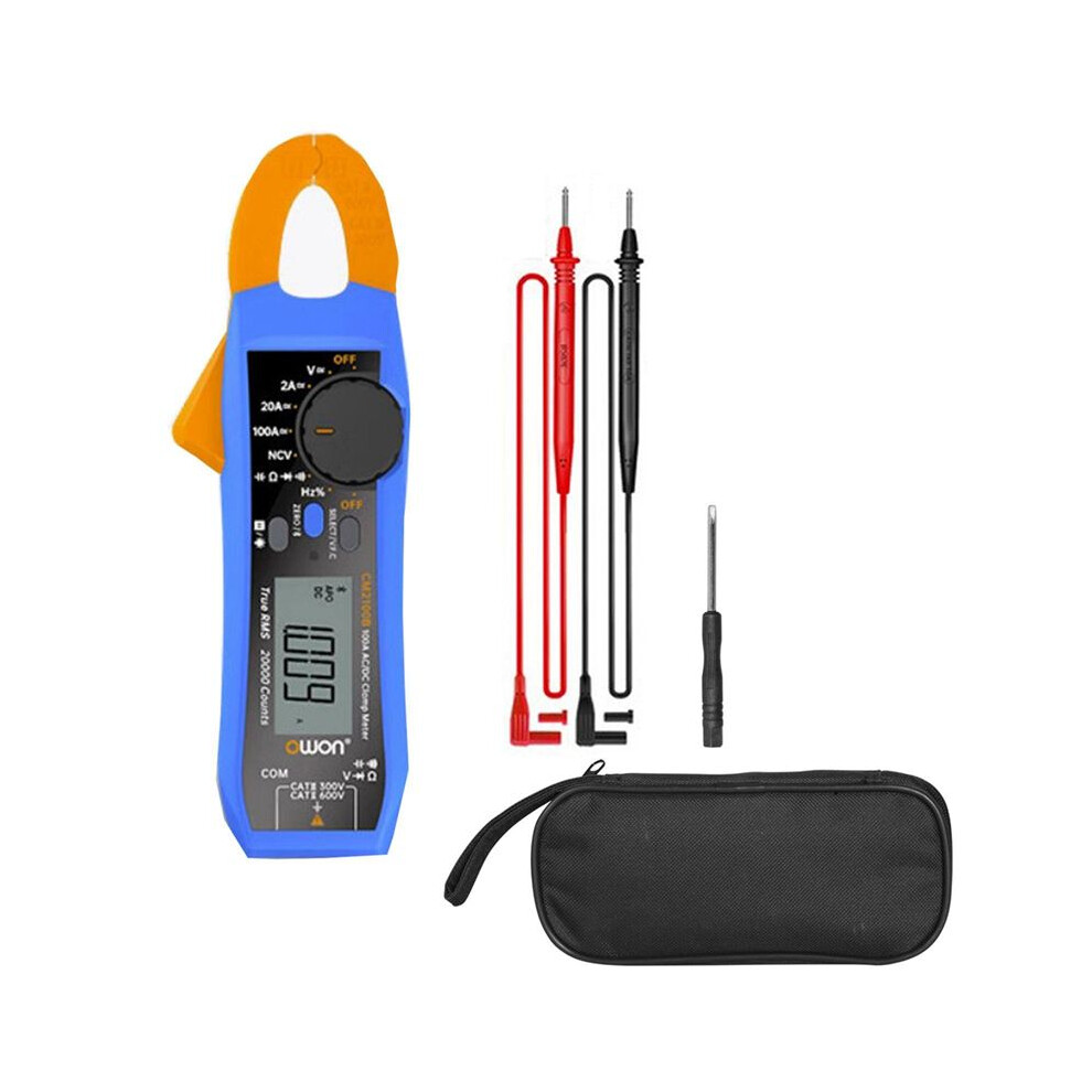 Owon Cm2100b 20000 Counts Digital Multimeter Clamp Meter 100A 600V Ac/ Voltmeter Ammeter Hz Ncv Vfc Meter 4711834827829