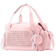 Multifunctional Nappy Bag – Large Capacity Mommy Tote with Pacifier Holder, Compatible with Maternity & Baby Travel, Beach, Changing
