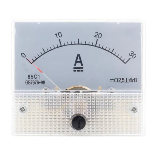 85C1- 30A  Voltmeter Pointer  Analog Ammeter Panel Meter