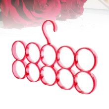 10-Ring Scarf Hanger – Plastic, 32 x 21 cm