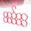 10-Ring Scarf Hanger – Plastic, 32 x 21 cm 1