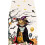 Halloween Table Runner with Bat & Cat Design, 33 x 274 cm 1