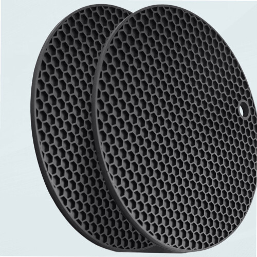 2-Pack Silicone Trivets – Heat-Resistant & Non-Slip