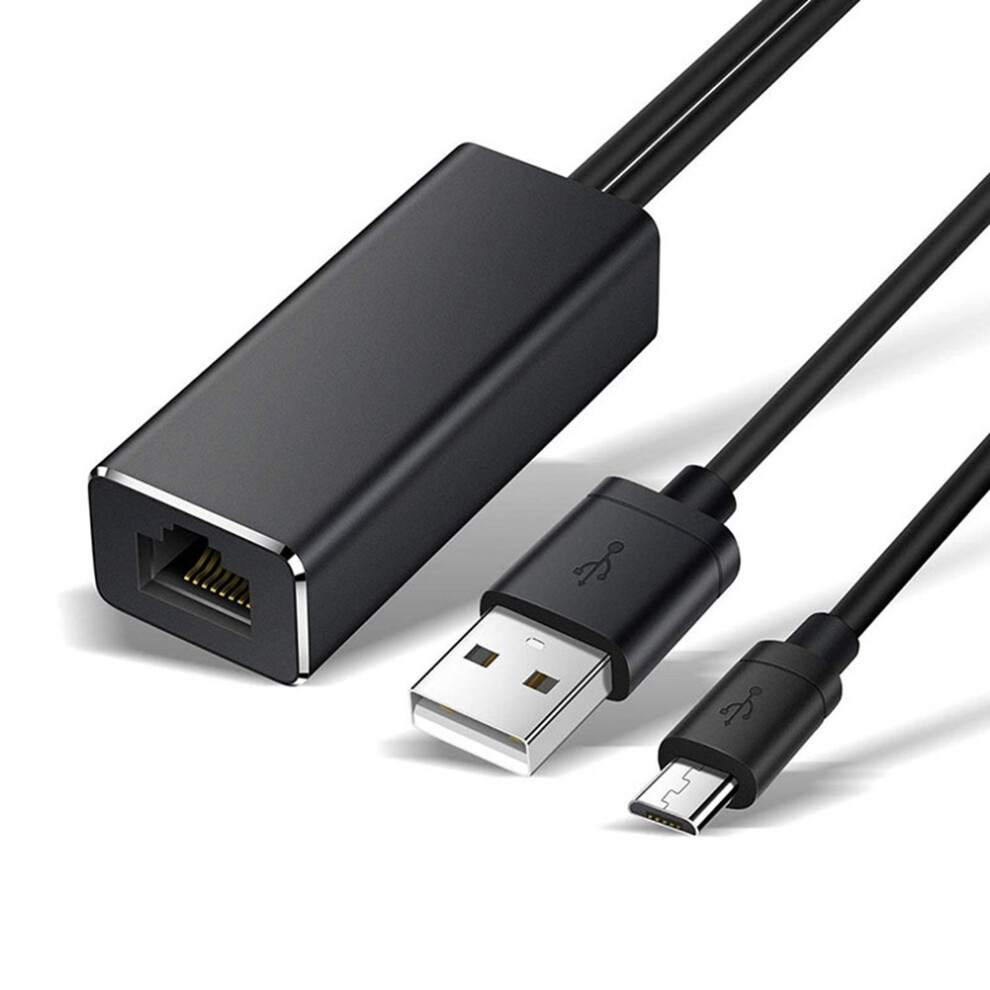 Ethernet Adapter For Fire Tv Stick Hd 480 Mbps Rj45 10/100 Mbps For New For Fire Tv/ /Chromecast 6034255913543