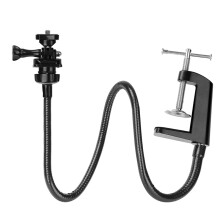 Webcam Stand, Upgraded Webcam Mount Stand with Flexible Gooseneck Arm and Clamp, Suit for Webcam C920,C922,C930