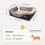 JOYELF Medium Memory Foam Dog Bed, Orthopedic Dog Bed & Sofa with 2