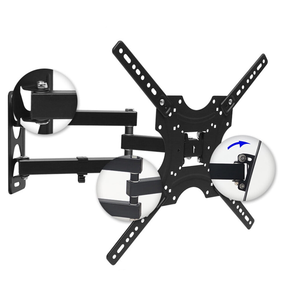 Frcolor Tv Hanging Shelf Â Flexible Rotary Bracket For 17-55" Tvs, Extensional Style, Pitch-Row 75-400Mm, Compatible With Vesa 9558633857672