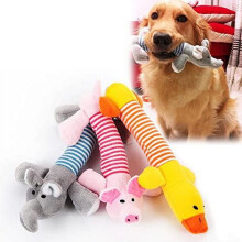Creative Life Pet Puppy Chew Squeaker Squeaky Plush Sound Pig Elephant Race pentru Dog Sound Toys
