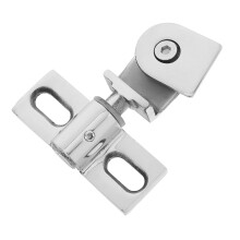 Stainless Steel Pivot Hinge for Glass Doors – Cabinet, Shower, Bathroom – Compatible with Standard Glass Door Systems