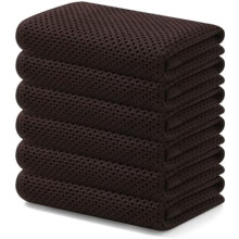 100 % Baumwoll-Waffel-Küchenhandtücher, 12er-Pack, 30 x 30 cm