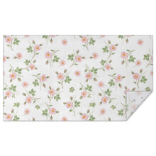 Floral Polyester Rectangle Tablecloth 60x102 in