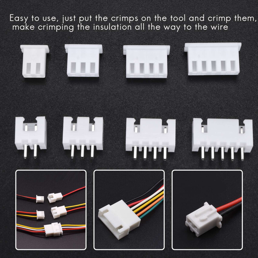 560Pc 2.54Mm Jst-Xhp 2/3/4/5 Pin Housing With 2.54Mm Jst Xh Male/Female Pin Header Dupont Wire Connector Kit 4713694667362