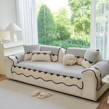 Coussin d'hiver pour canapé à bordure papillon 150 x 70 cm antidérapant
