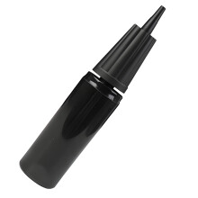 Pompe à ballons 1 pièce – Souffleur mécanique, sans risque électrique, idéale pour la décoration de fêtes en extérieur, 5 x 5 x 25 cm, noir