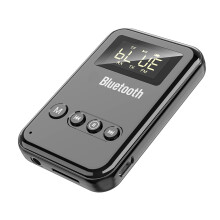 5.0 Receiver Transmitter Stereo Music Car FM Transmitter Earphone Speaker Adapter Support TF Card