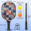 Σετ ρακέτες Pickleball με 2 μπάλες και τσάντα – Ρακέτες από fiberglass με λουλούδια, 3