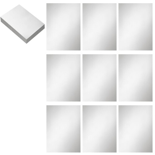50 Pacotes de Folha de Alumínio para Artesanato DIY, 7,8 Polegadas X 11,8 Polegadas X 0,07 mm de Espessura, para Projetos de Arte