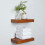 Solid Pine Floating Shelves 16" W x 6.5" D x 1.75" H – 1