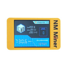 730Kh/S Harshrate BTC Miner NMMiner NerdMiner+ Case Bitcoin Crypto Solo Miner 2.8 Inch Display A