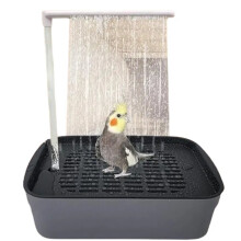 Bird Daily Use Bathtub for Health Bird Shower Basin for Tabletop Parrots Bathing  Bath Circulates Bird Bath