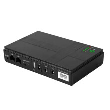 9V 12V UPS Fonte de Alimentação Ininterrupta UPS USB 10400MAh 18W Bateria de Reserva para Roteador WiFi CCTV (Plugue Dos EUA)