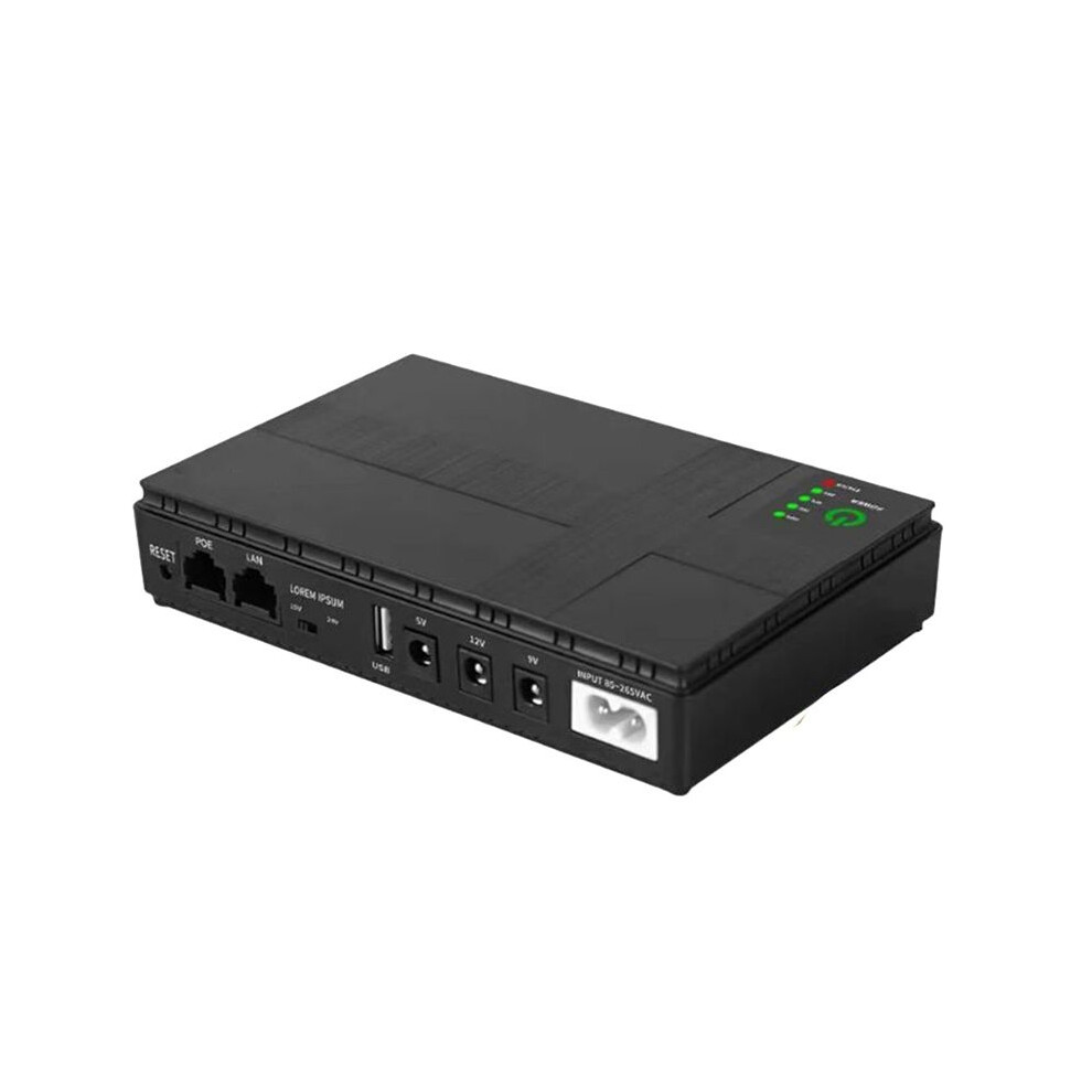9V 12V Ups Uninterruptible Power Supply Ups Usb 10400Mah 18W Battery Backup For Wifi Router Cctv(Us Plug) 4711239757325