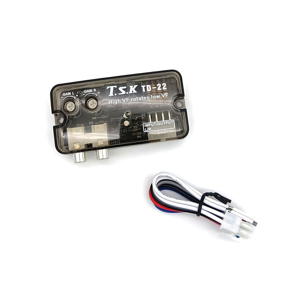 12V Auto Car Audio Converter Rca Stereo High To Low Adjustable Frequency Cable Speaker Level Converter Adapter 4711834871976
