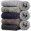 Herrulltermosockor med rund hals, 5 par 1